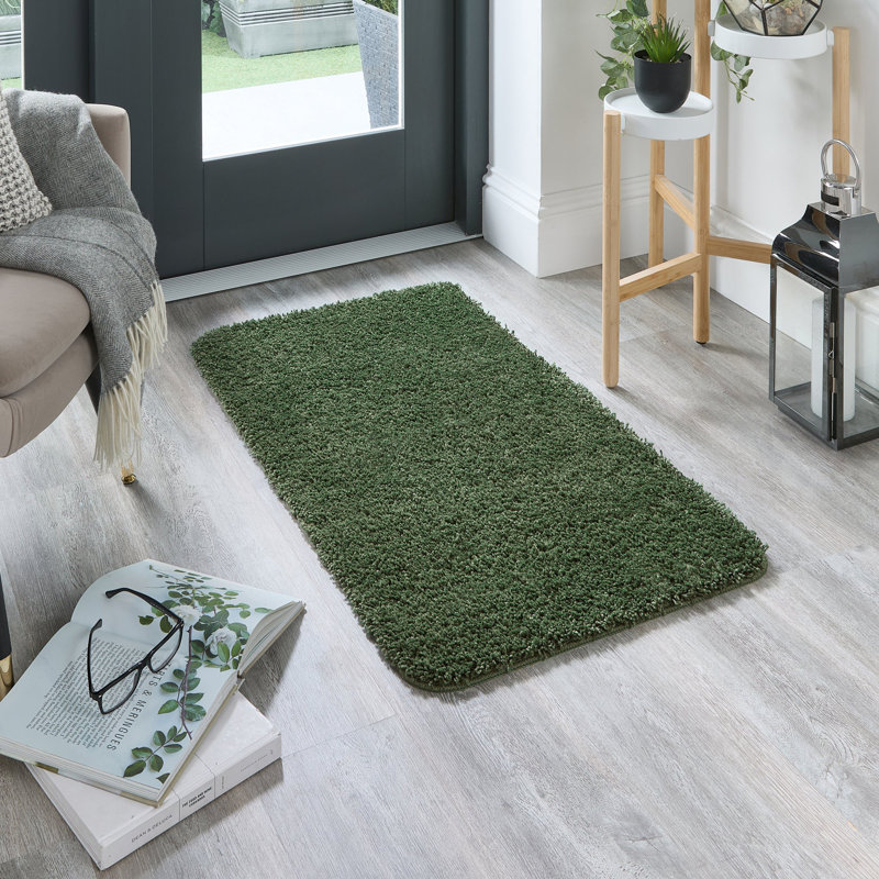 Forest Green Shaggy , Rectangle 140 x 200cm