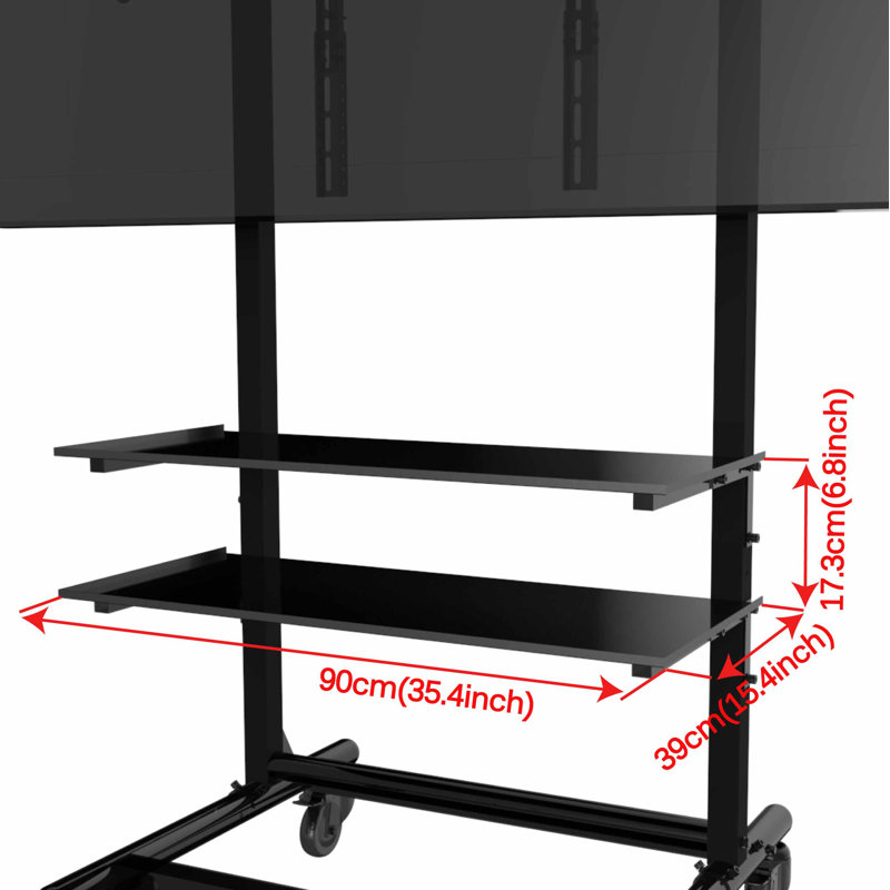 Cotytech Single Screen Floor Stand Mount, 2