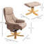 Brading 78cm Wide Swivel Standard Recliner-926006550-926006549