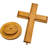 2-pack 11" Wooden Tabletop Crosses