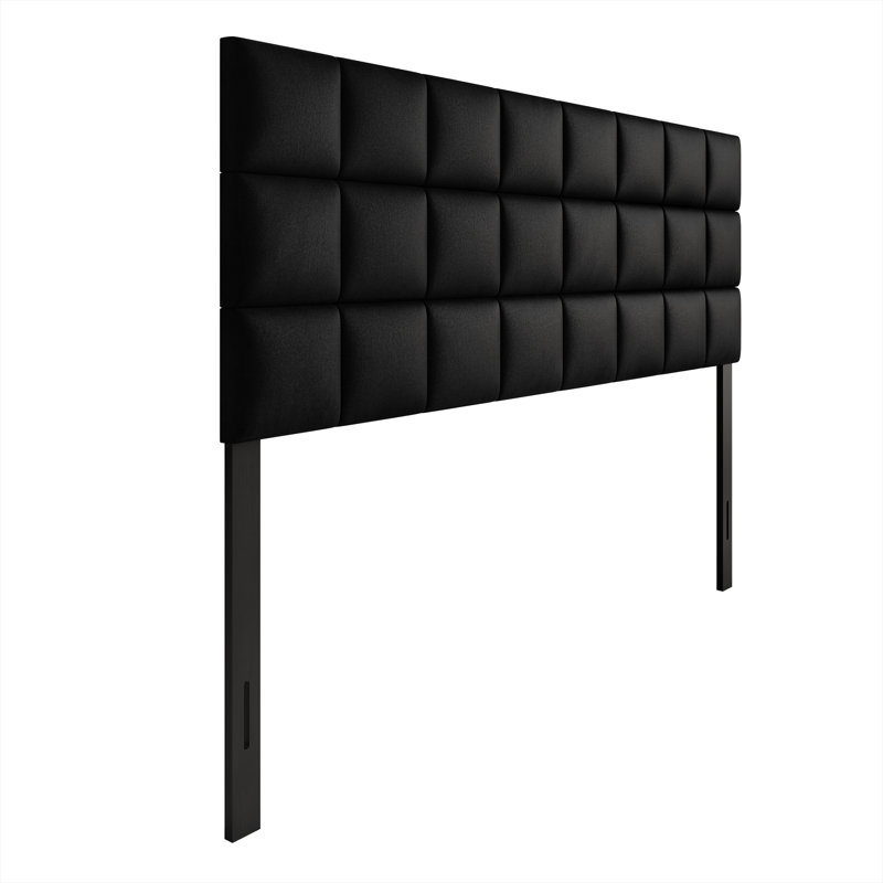 Danijela Upholstered Headboard, Black, Queen