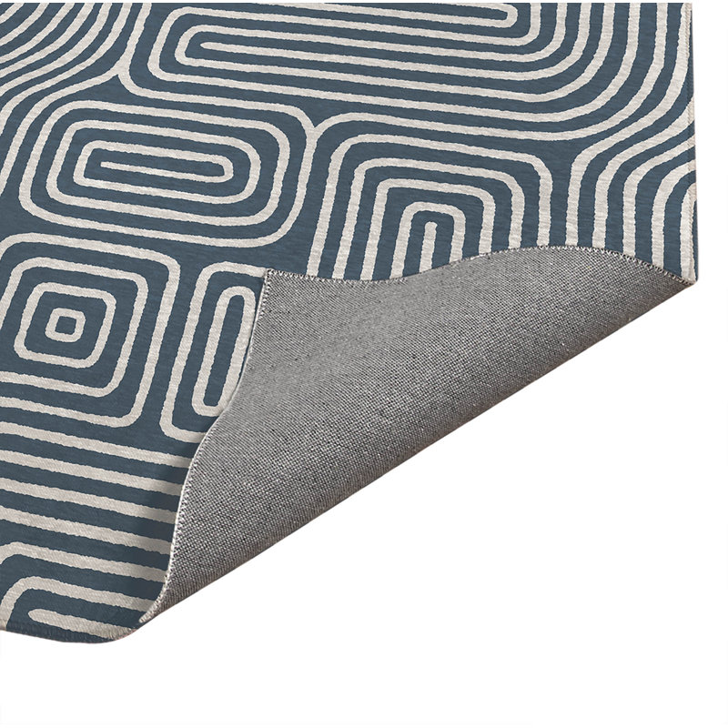 Paillasson Timeless Walk, Bleu, L 48 po x L 72 po