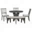Ensemble de salle à manger 5 pièces avec 3 chaises rembourrées et banc incurvé pour salle à manger, cuisine et salon-1860935516