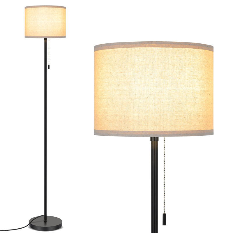 Lampe sur pied 60 "pour le salon, Lin lin