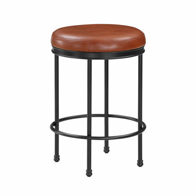 Tabouret à hauteur de comptoir Michael Caramel