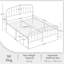Metal Bed with Arched Headboard and Footboard-903604192-903604198