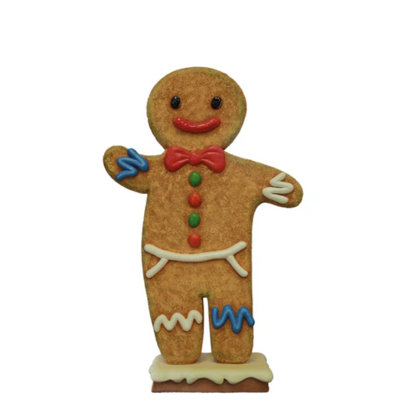 Small Papa Gingerbread Cookie Over Sized Statue
