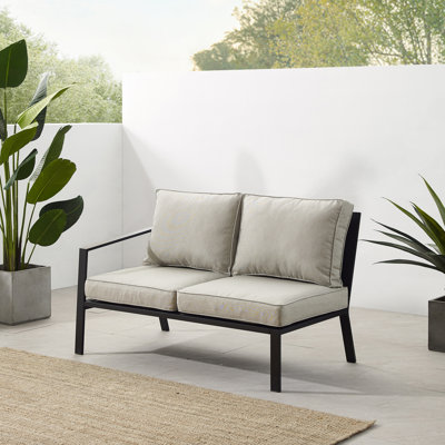 Lenes 2 - Person Modular Patio Conversation Set with Cushions