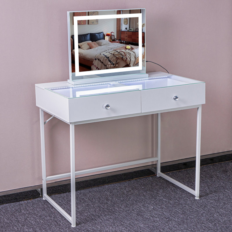 Ailse Dressing Table with Mirror