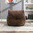 Foam Filled Coffee Soft Bean Bag Chair, 16.88" Wide Chair For Bedroom, 13.88" Package Height,-254338853
