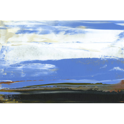 Deconstructed View in Blue I - Painting