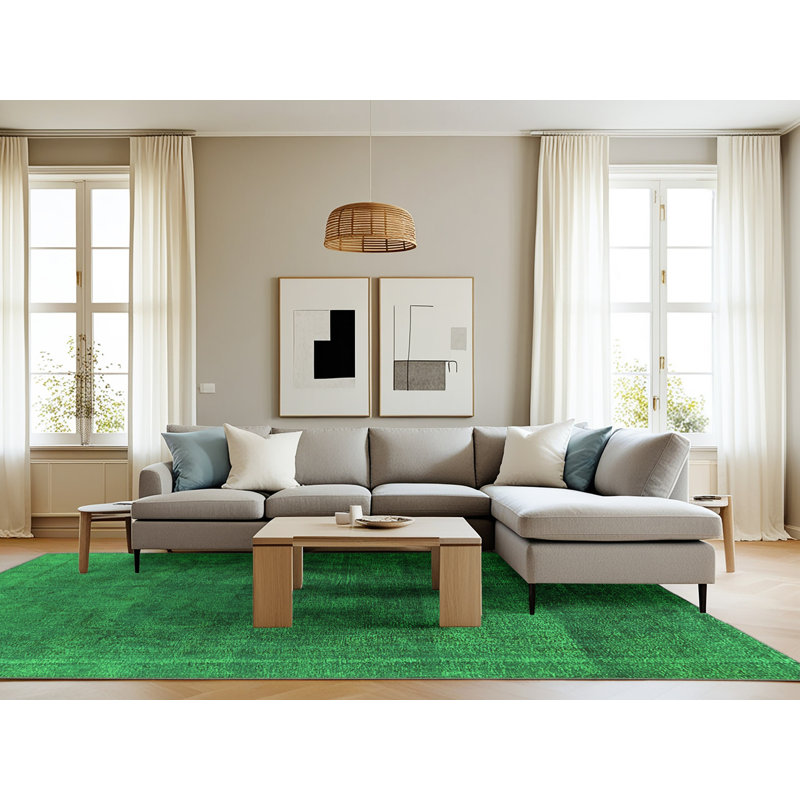 Estis Washable Oriental Indoor Rug, Rectangle 8' x 10'