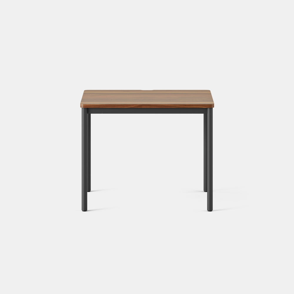 Writing Desk, Charcoal, Walnut, 28.5" H x 36" W x 24" D