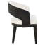 Chaise de salle à manger rembourrée Leandro crème (ensemble de 2)