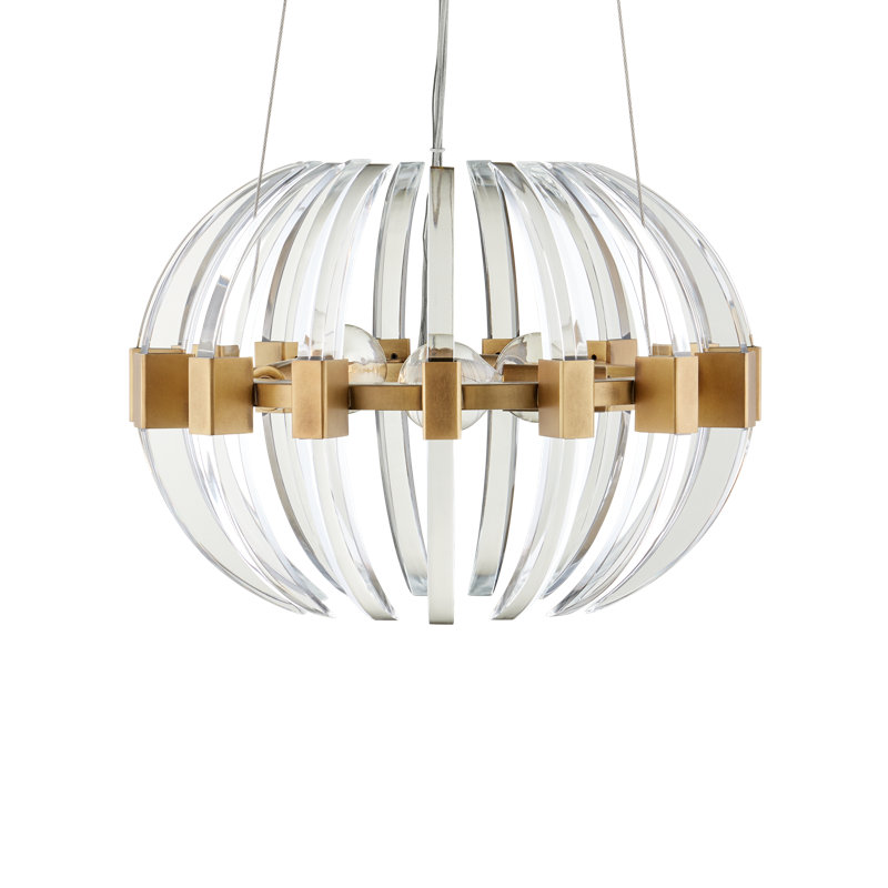 Petit lustre en laiton Coquette