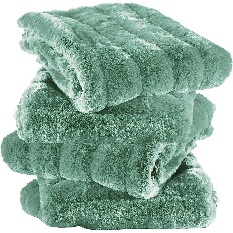 Housse de coussin Super Mink, Écume de mer