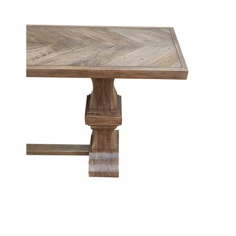 Peru 70'' Solid Wood Console Table, Old Distress Natural
