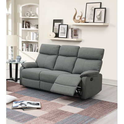 Grubb 74'' Upholstered Reclining Loveseat