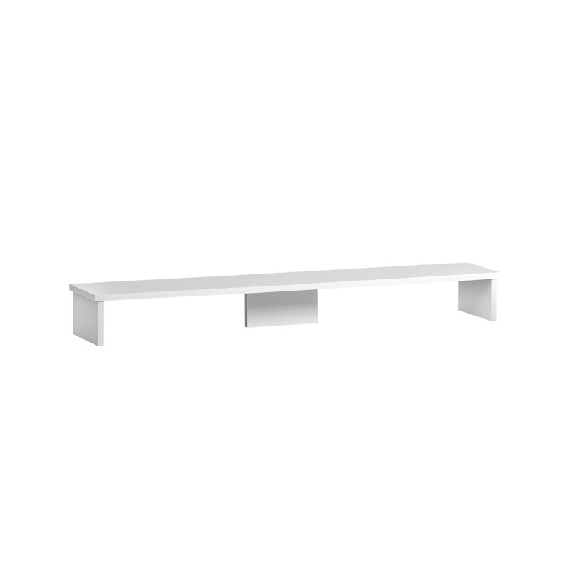 Daphne Manufactured Wood Monitor Stand, White
