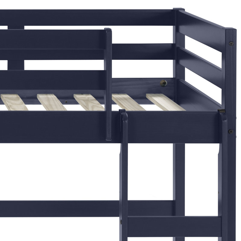 Lit mezzanine simple Gaston, Bleu marine