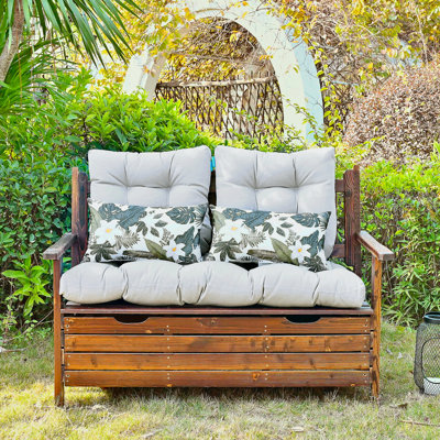Cassella Outdoor 5'' Loveseat Seat / Back Cushion
