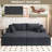 Boneless Oversized Double Chaise Lounges Indoor, Upholstered Boneless Cloud Stupendous Oversized Chaise Lounge Couch Luxury Sofa Bed Deep Seat, Corduroy Lounge Chair,2 Pieces-1701970779