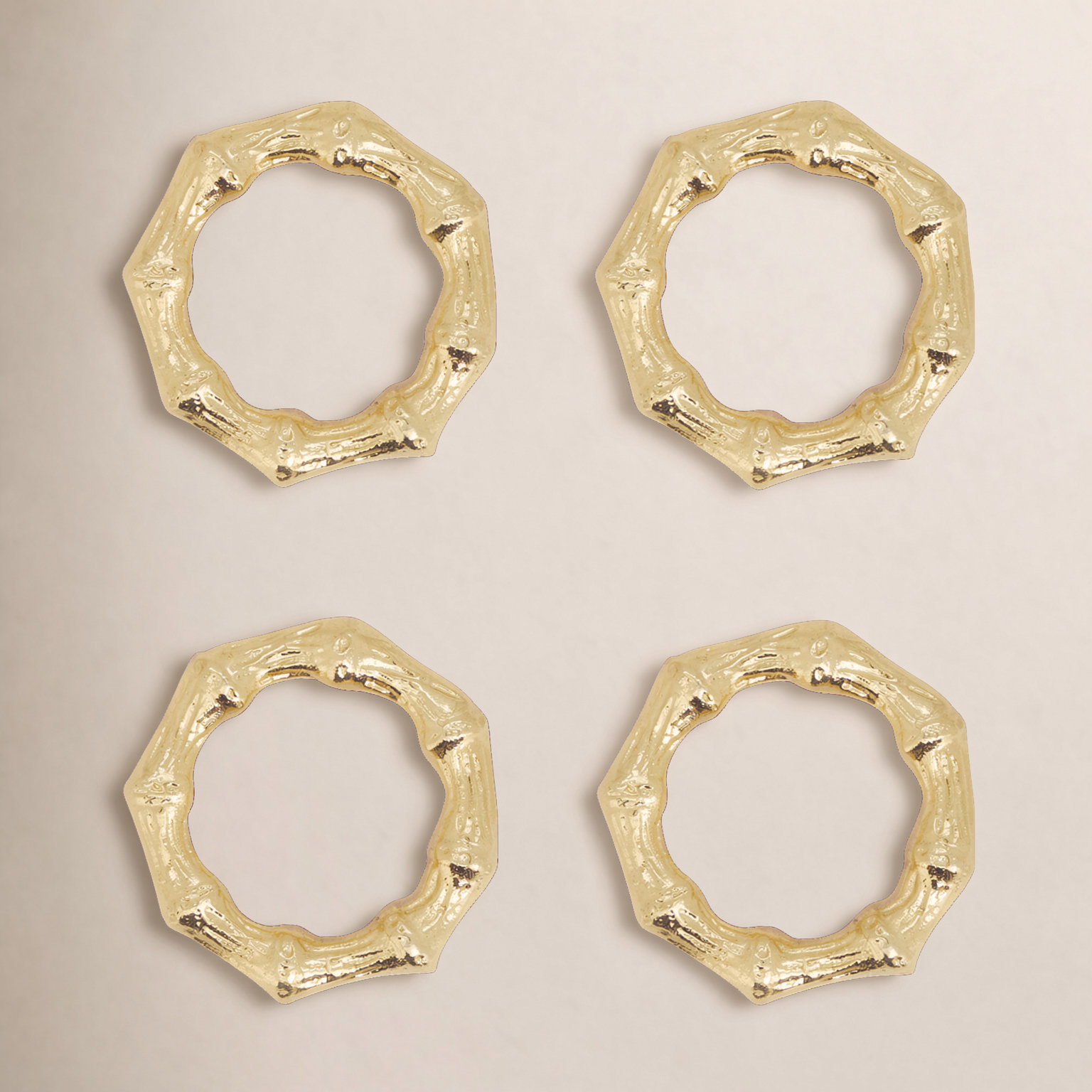 Aluminum Bamboo Napkin Rings