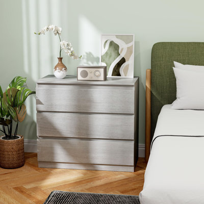 Keethan Chest of Drawers 3 Drawer Storage Cabinet Unit for Bedroom