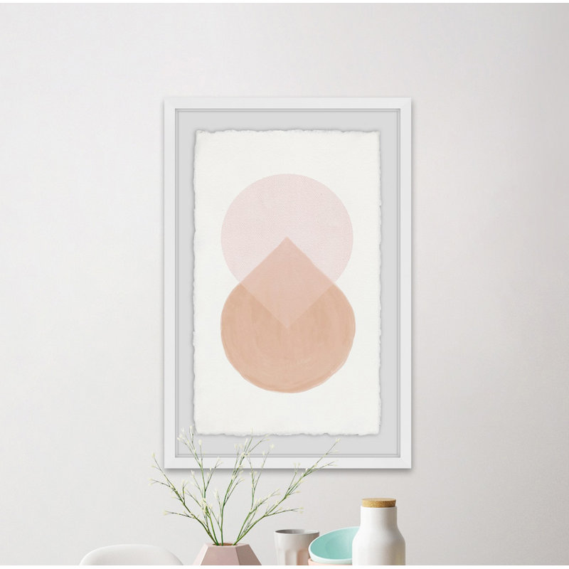 Floating Drop - Single Picture Frame Painting, 24" H x 16" W x 1.5" D