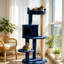 104?cm Multi-Level Cat Tree Activity Centre with Condo, Plush Perches, Sisal Scratching Posts & Hanging Ball-1065303232