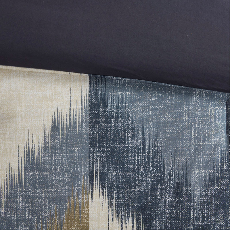 Ensemble d'édredon 3 pièces, Édredon double/grand et 2 taies décoratives, Marine
