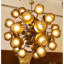 Lustre spoutnik clair en laiton Lampadina-88459562-88459563-88459564