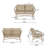 BRUCE 4PC CHAT SET