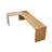 Burlywood L shaped desk,corner desk with Solid Wood-106239370-106239368