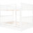 White Bunk Bed With Storage And - Maximizes Capacity Versatile Sleeping Option-774175343