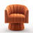 Murrow Velvet Swivel Barrel Chair-409425050