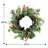 24 " Handmade Foam and Pinecones Wreath