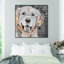 « love golden retriever », impression sur toile tendue-66813064-18011216