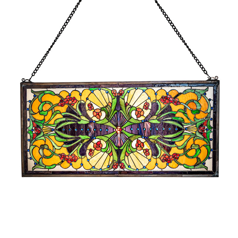 Victorian Sonja Transom Stained Glass Window
