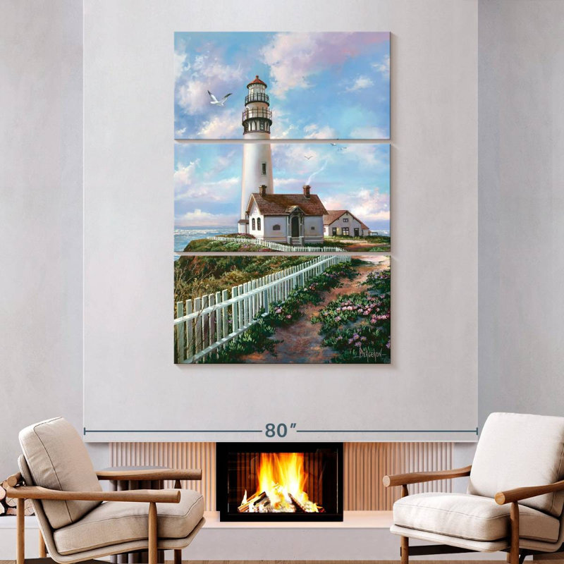 Phare d'Aletra Spring Pigeon Point, H 74 po x l 48 po