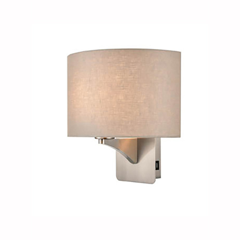 Novato Armed Sconce, Taupe