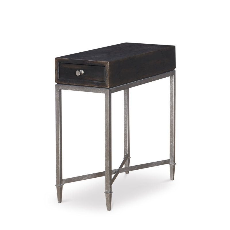 Charles Chairside Table, Black