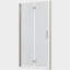 Universal Pivot Shower Door With 1/4" Tempered Glass - 1 3/8" Adjustable, 36000 Times Tested For Remarkable And Leak, , Aluminium Alloy Verified Robust