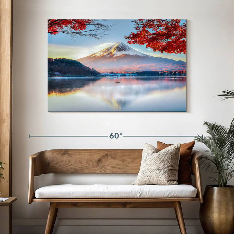 Alvord, mont Fuji, lac Kawaguchiko, H 32 po x l 48 po