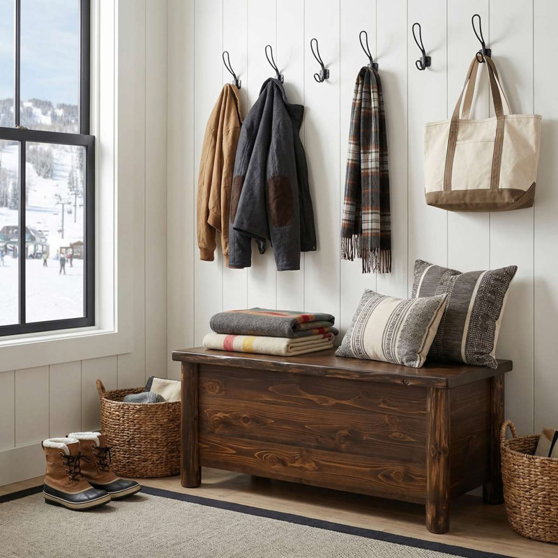 Fireside Lodge Headwaters Blanket Chest - Coffee