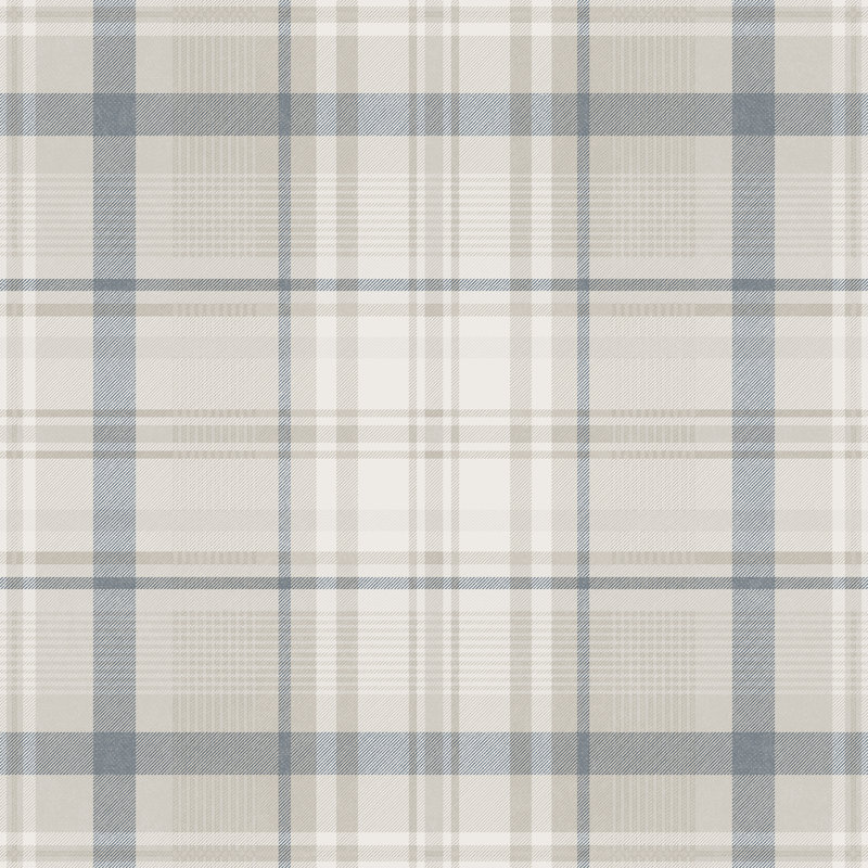 10.05m x 53cm Matte Wallpaper Roll, Navy Cream