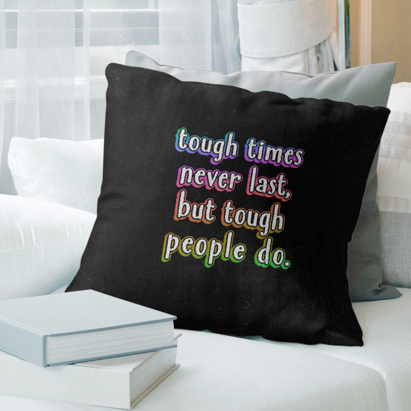 Leather/Suede Reversible Throw Pillow, 18" x 18", Black/White