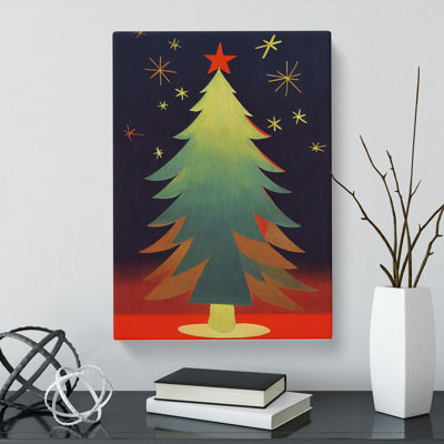 Christmas Tree Design - Wrapped Canvas