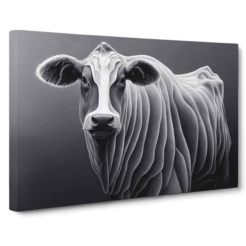 An Enviable Cow - Wrapped Canvas Print, 50cm H x 76cm W x 3cm D