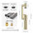 Lefton Rotatable Bathroom Faucet With 2 Water Modes, Single Hole Vanity Sink Faucet For Bathroom And Laundry Room, BF2208-112618444